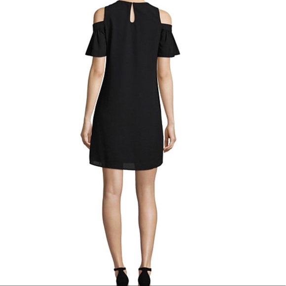 City Streets Dresses & Skirts - Black Cold Shoulder Dress